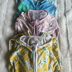 Little Sleepies Sleeper Pajamas 6-12m Bundle